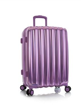 Eminent Hardshell Polycarbonate Carry-On Spinner Suitcase — Purple